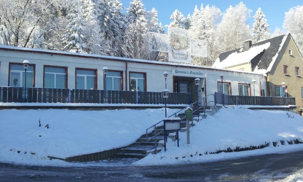 Pension Und Berggasthaus Kapellenstein Geyer Bagian luar foto